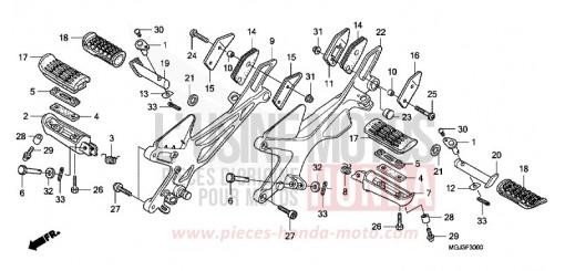 MARCHE CBF1000FAB de 2011